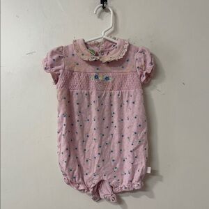 Sesame Street Pink Baby Romper 90’s